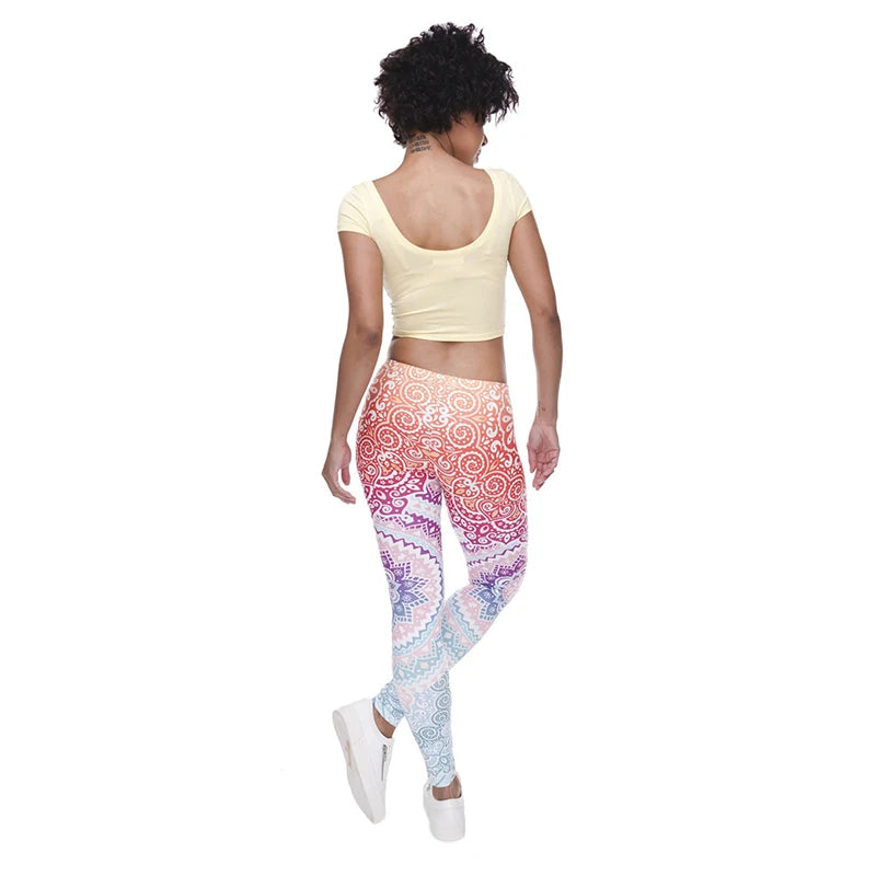 Ombre High-Waist Fitness Leggings