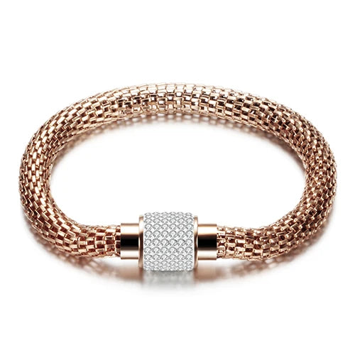 Crystal Magnetic Charm Bracelet