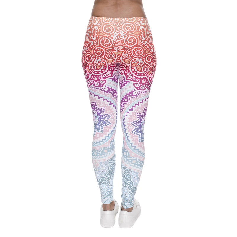 Ombre High-Waist Fitness Leggings
