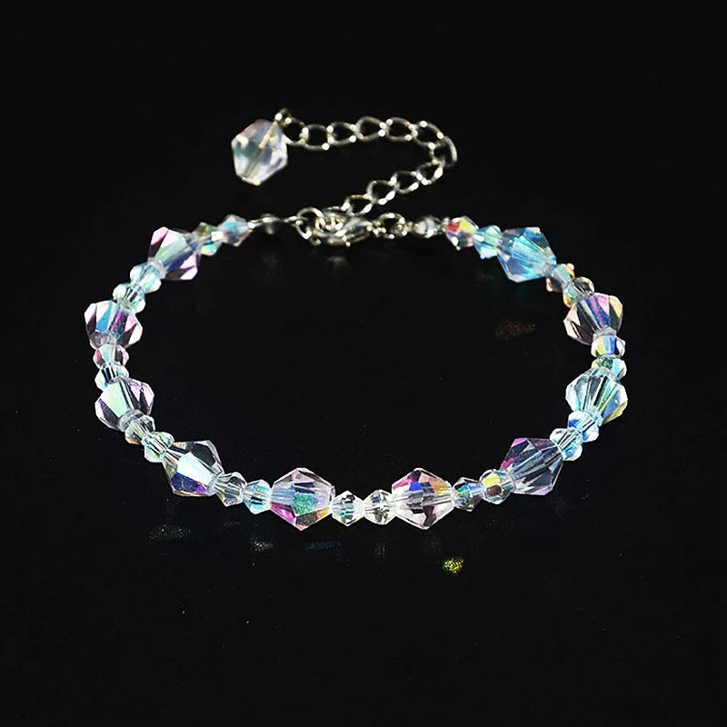 Crystal Beaded Strand Bracelet