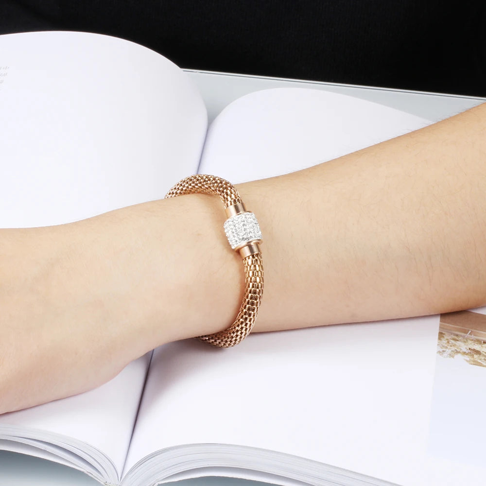 Crystal Magnetic Charm Bracelet