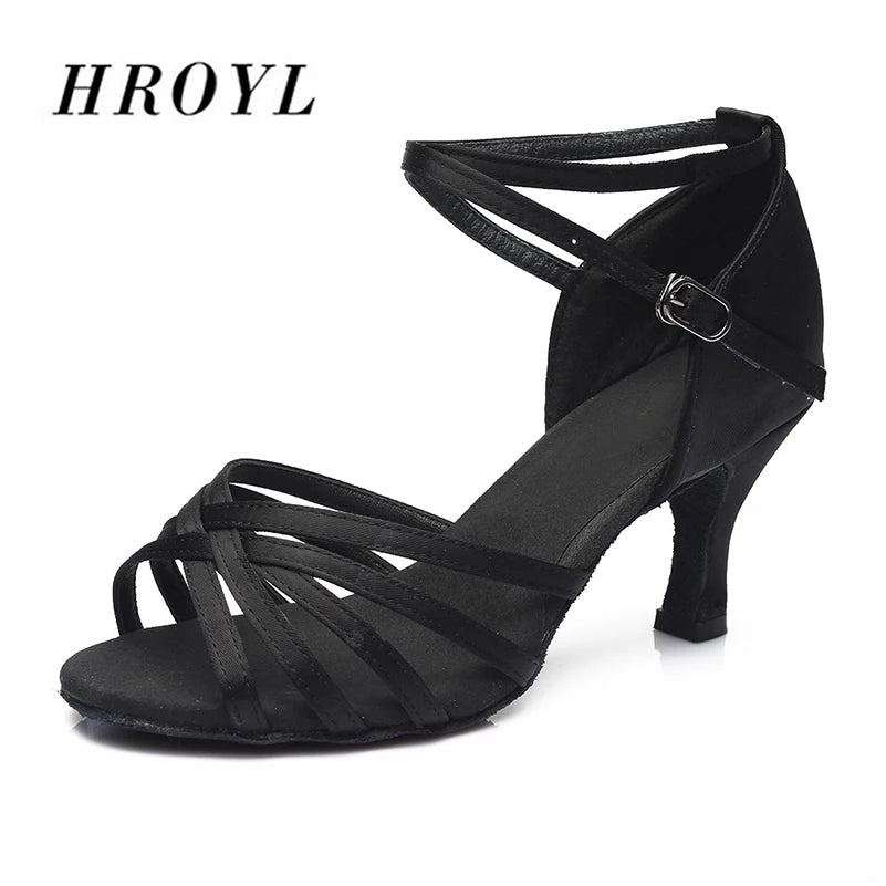 Hot Selling Women Professional Dancing Shoes Ballroom Dance Shoes Ladies Latin Dance Shoes Heeled 5CM/7CM
