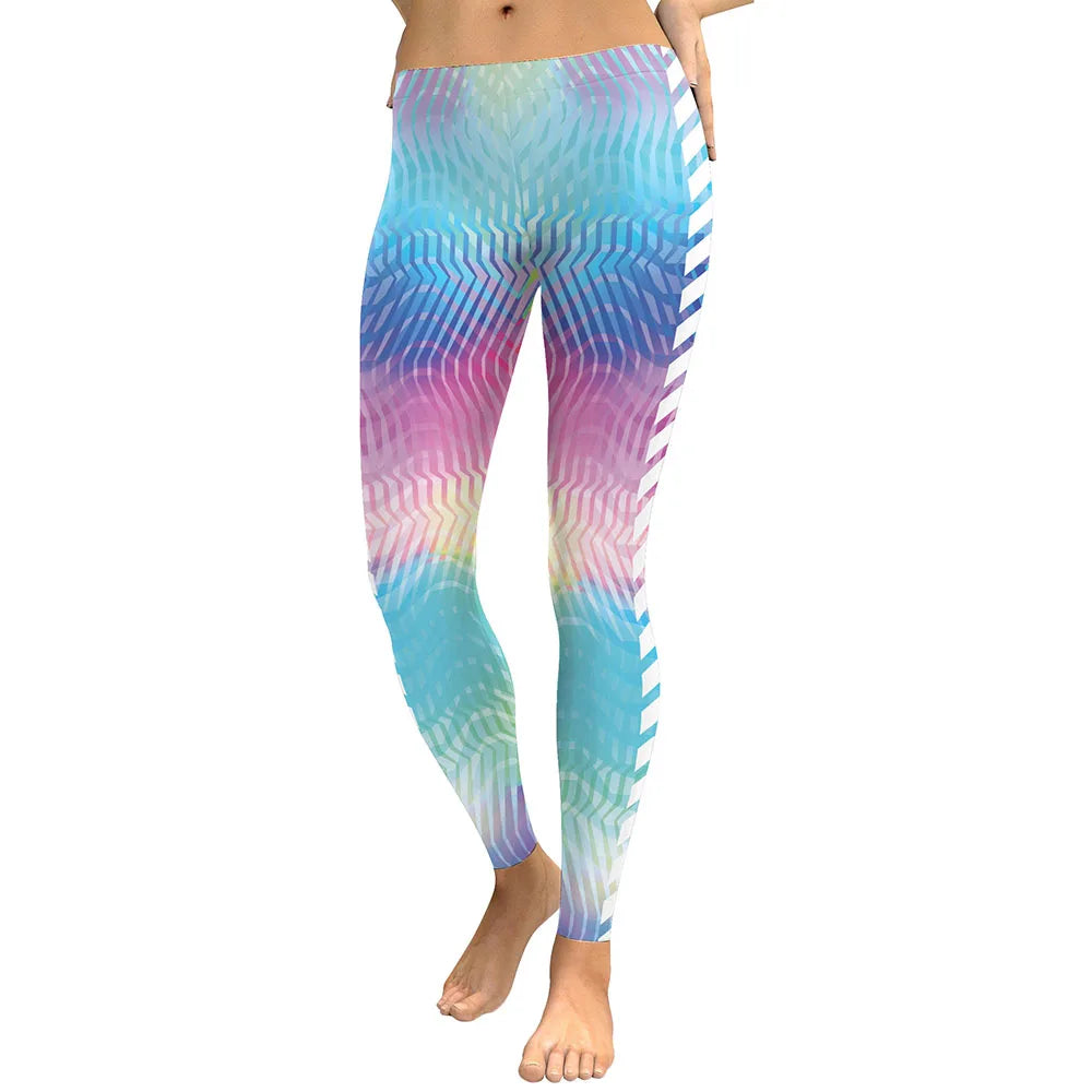 Unicorn Print Stretch Leggings