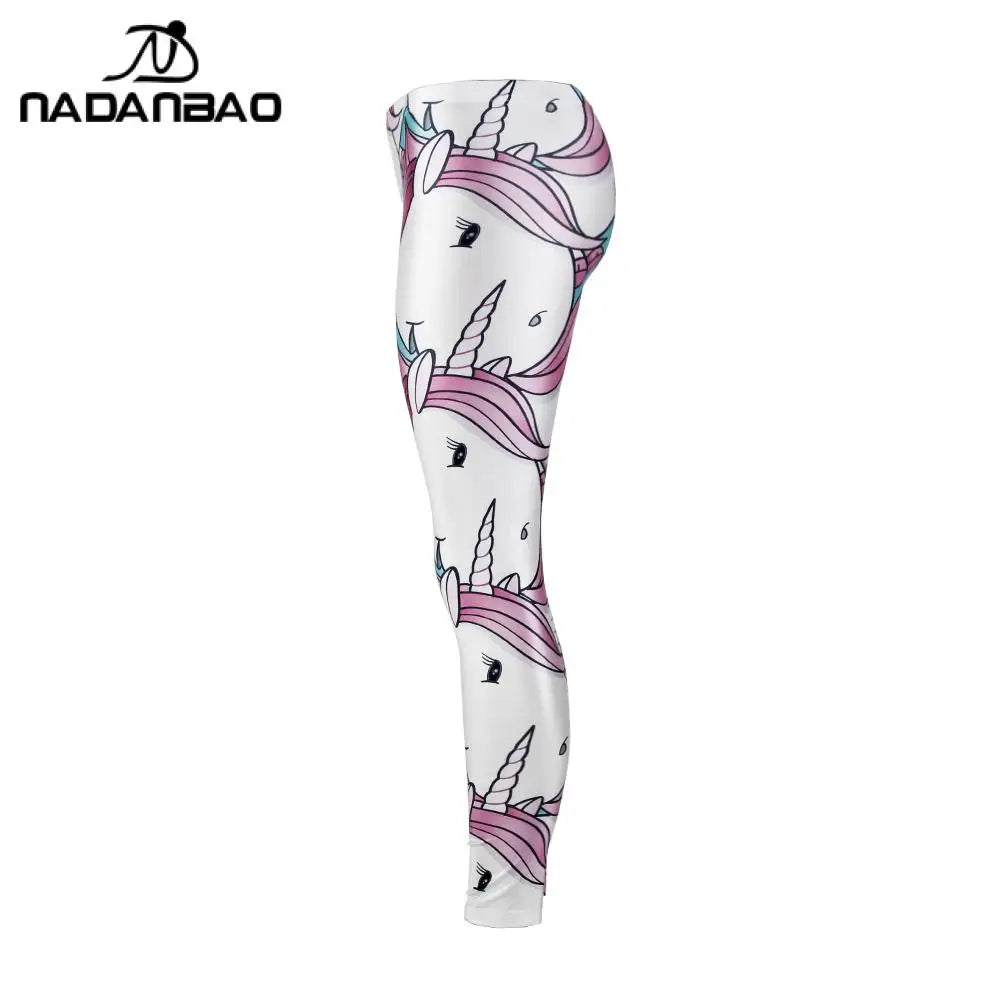 Unicorn Print Stretch Leggings