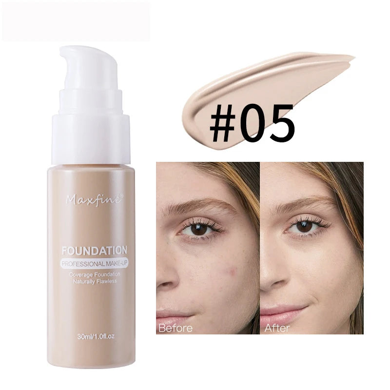Sweat-Resistant Liquid Concealer Foundation