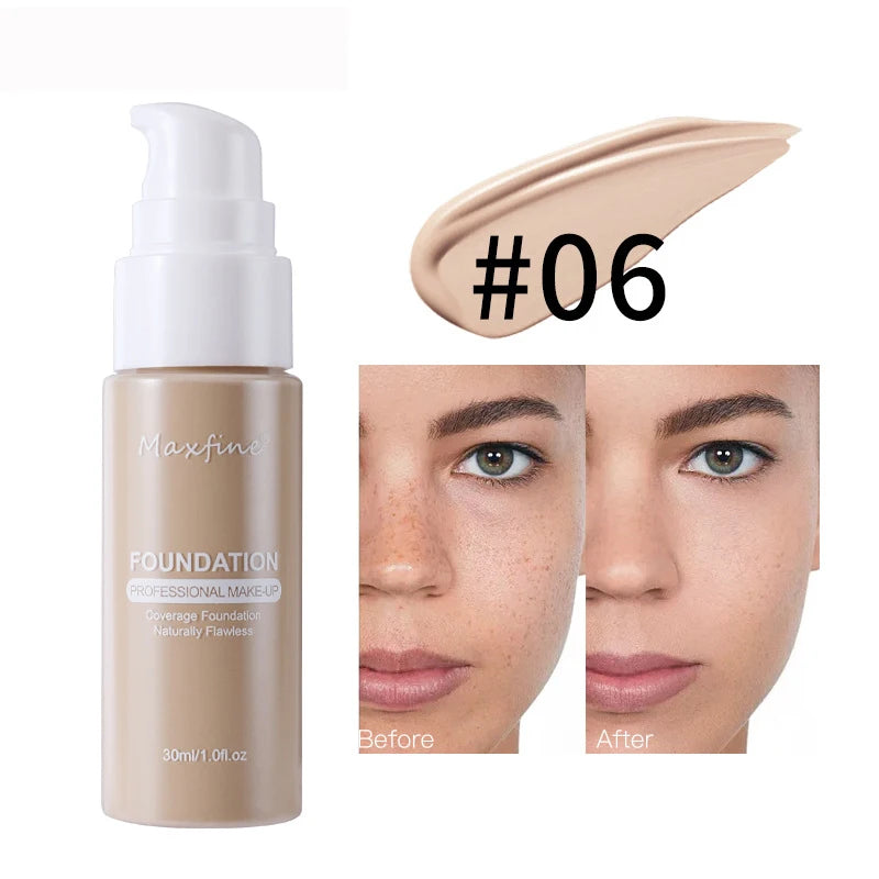 Sweat-Resistant Liquid Concealer Foundation