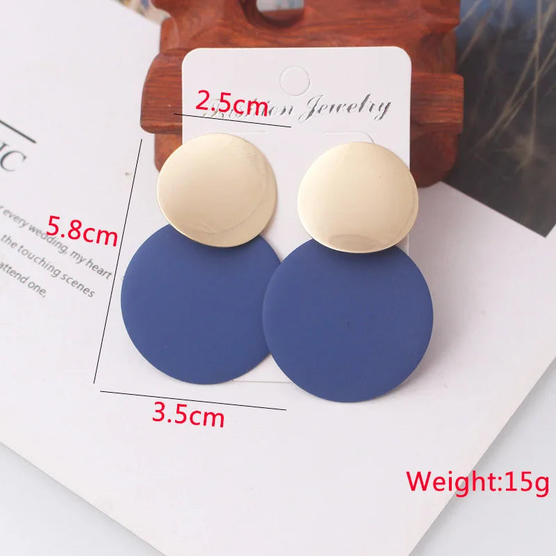 Bohemian Geometric Drop Earrings
