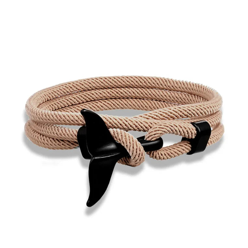 Nautical Whale Tail Bracelet