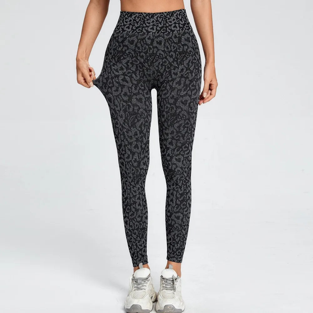 Leopard High-Waist Yoga Leggings
