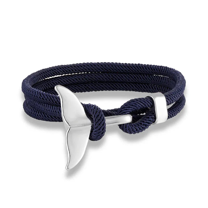 Nautical Whale Tail Bracelet