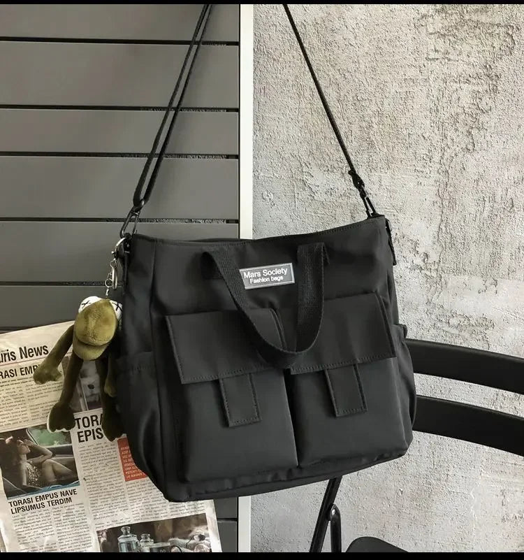 Waterproof Multi-Pocket Shoulder Bag