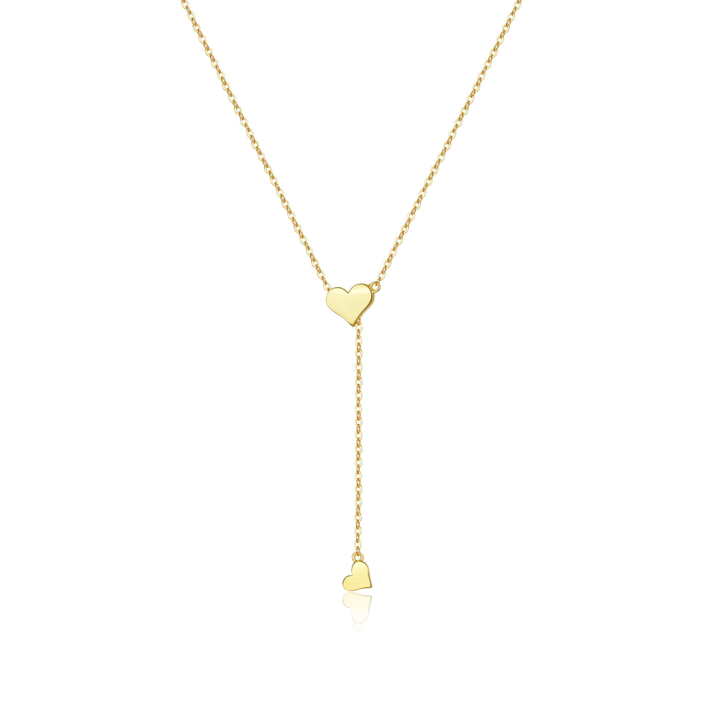 Adjustable Sterling Heart Necklace