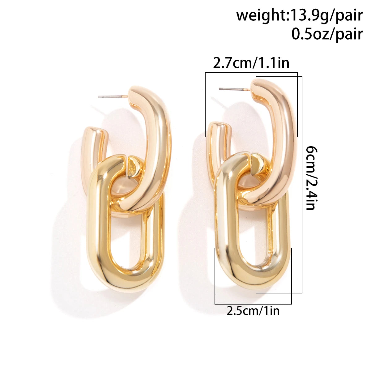 Vintage Geometric Hoop Earrings