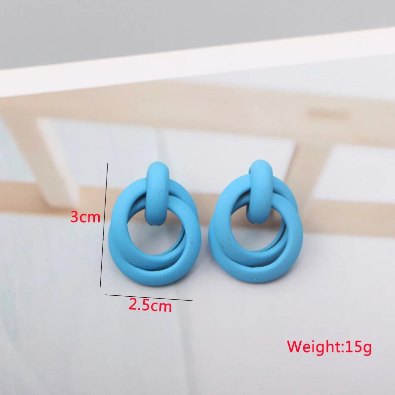 Bohemian Geometric Drop Earrings