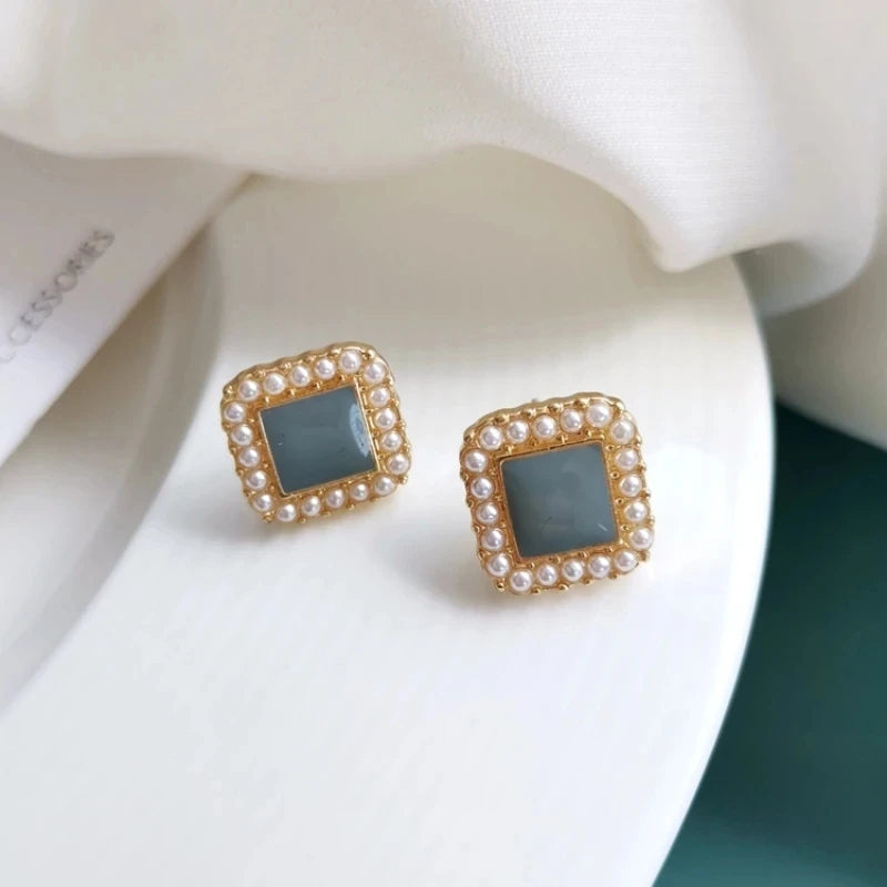 Bohemian Geometric Drop Earrings