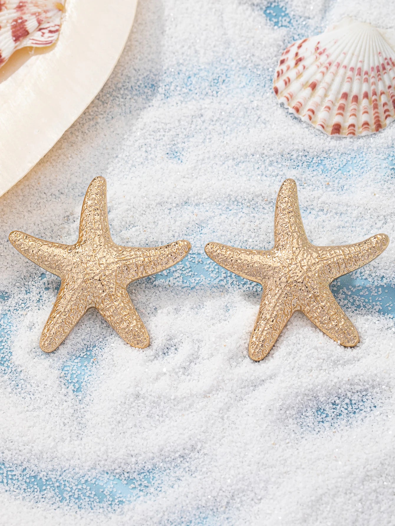 Romantic Starfish Stud Earrings