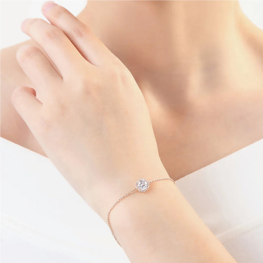 Rose Gold Zircon Bracelet