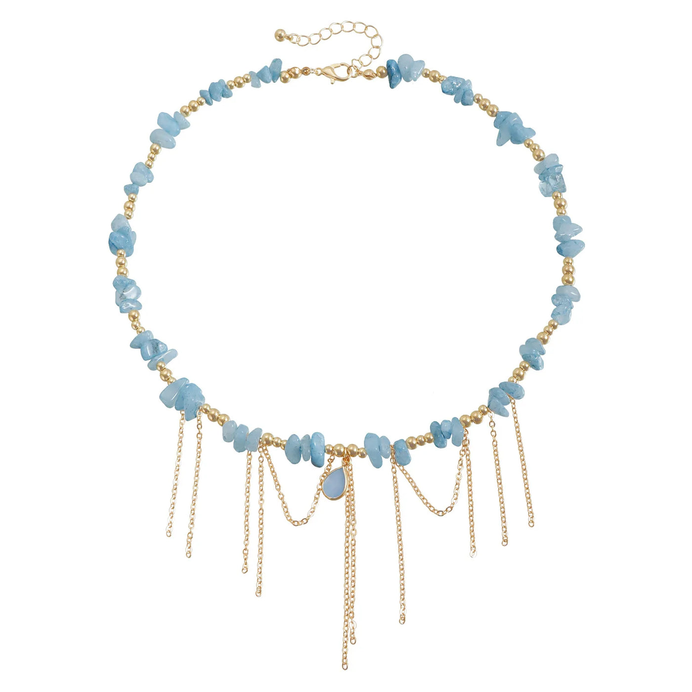 Botanical Water Droplet Necklace