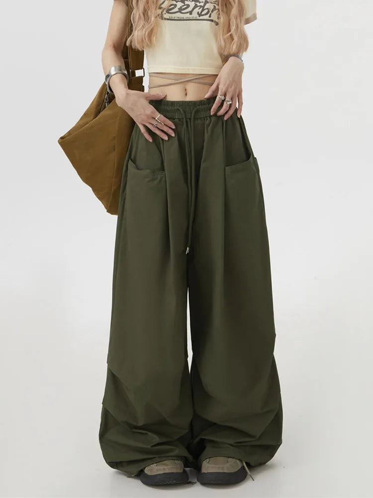 Y2K High-Waist Cargo Pants