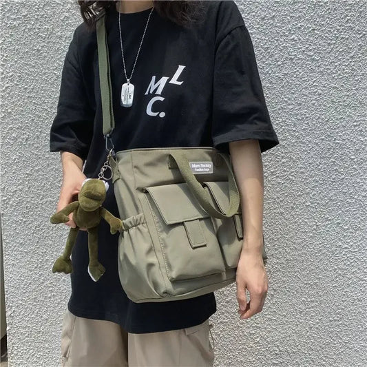 Waterproof Multi-Pocket Shoulder Bag