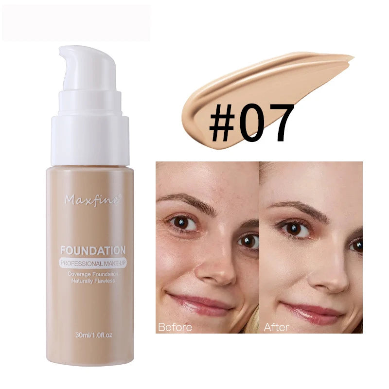 Sweat-Resistant Liquid Concealer Foundation