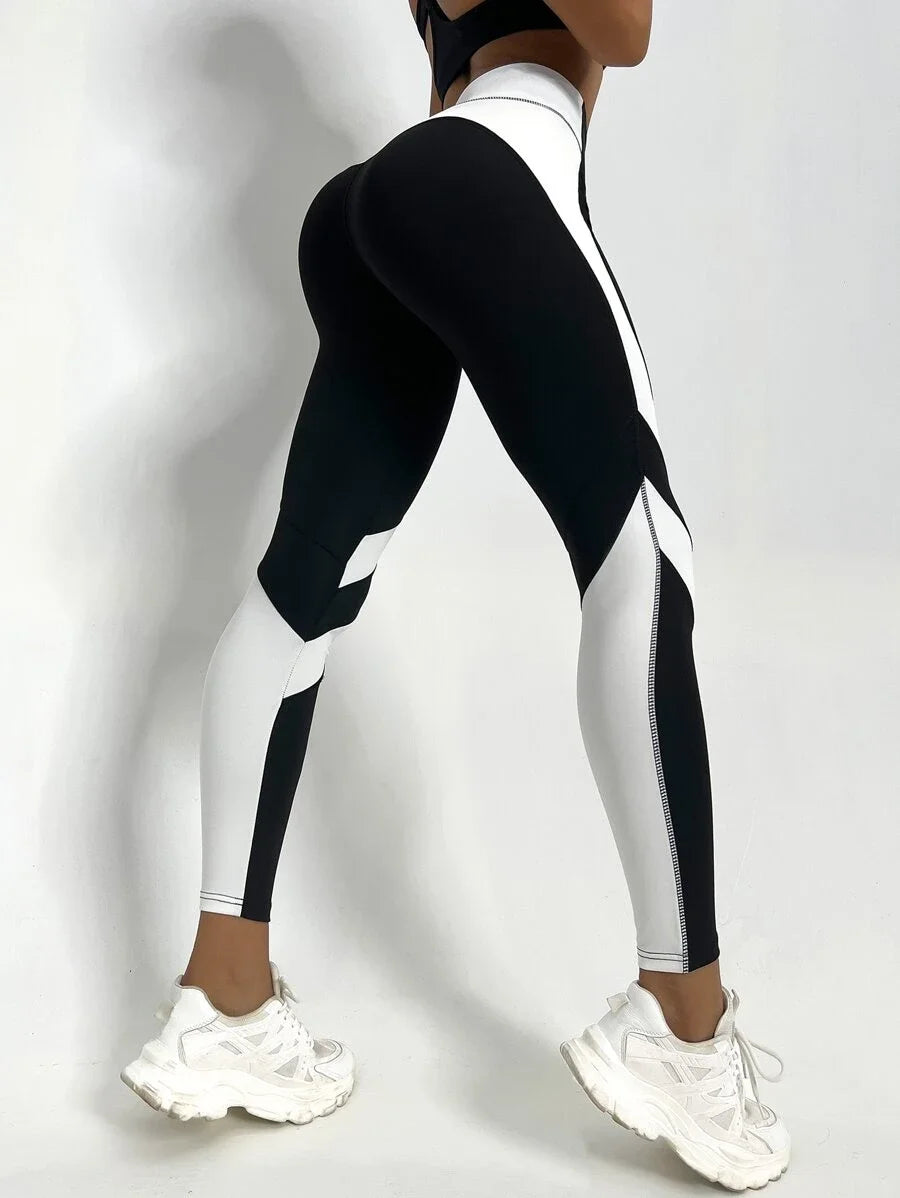 Two-Tone Tummy Control Leggings