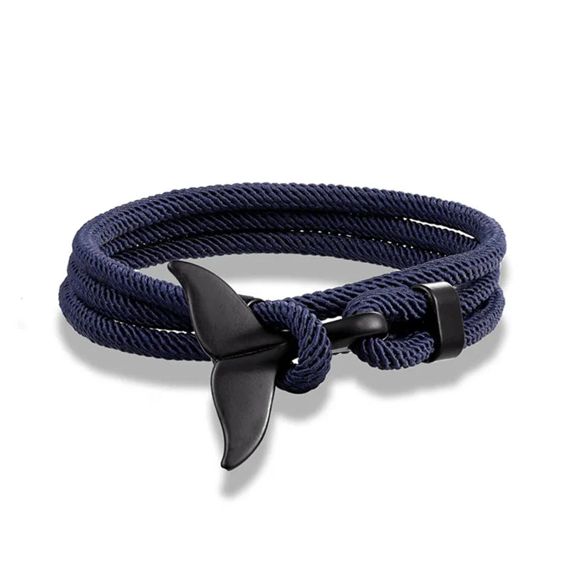 Nautical Whale Tail Bracelet