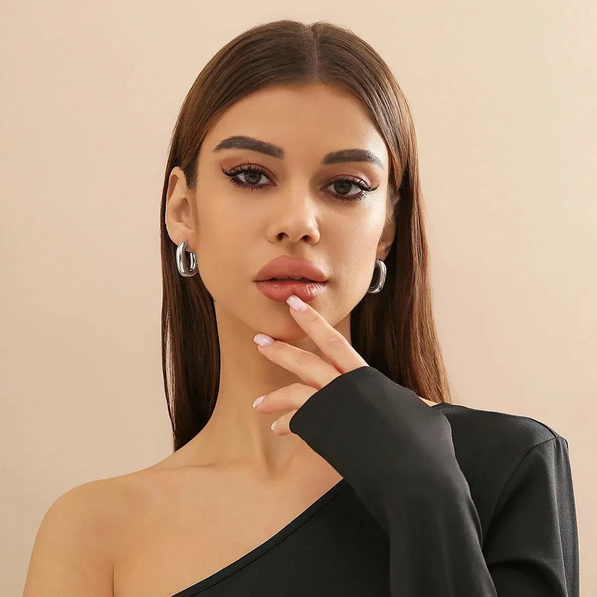 Vintage Geometric Hoop Earrings