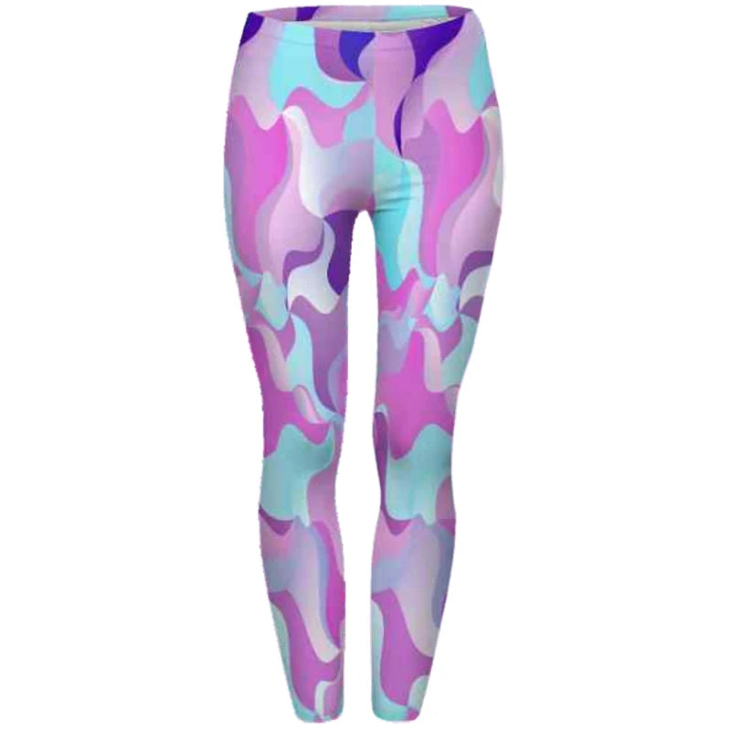 Ombre High-Waist Fitness Leggings