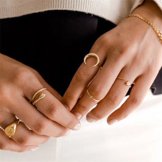 Sterling Silver Snake Ring