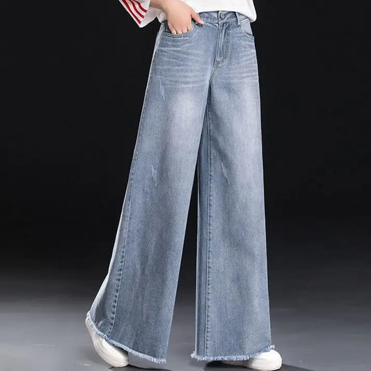 Slouchy High-Waist Wide-Leg Jeans