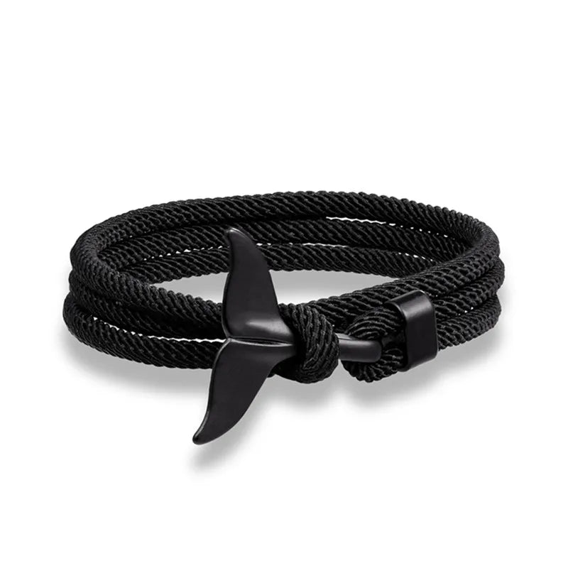 Nautical Whale Tail Bracelet