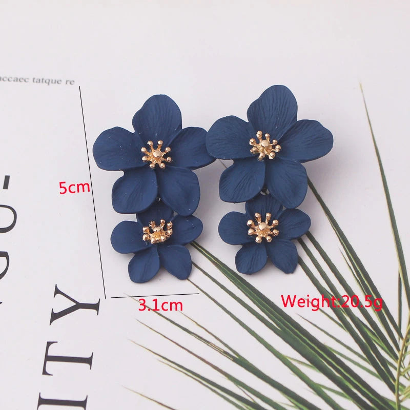 Bohemian Geometric Drop Earrings