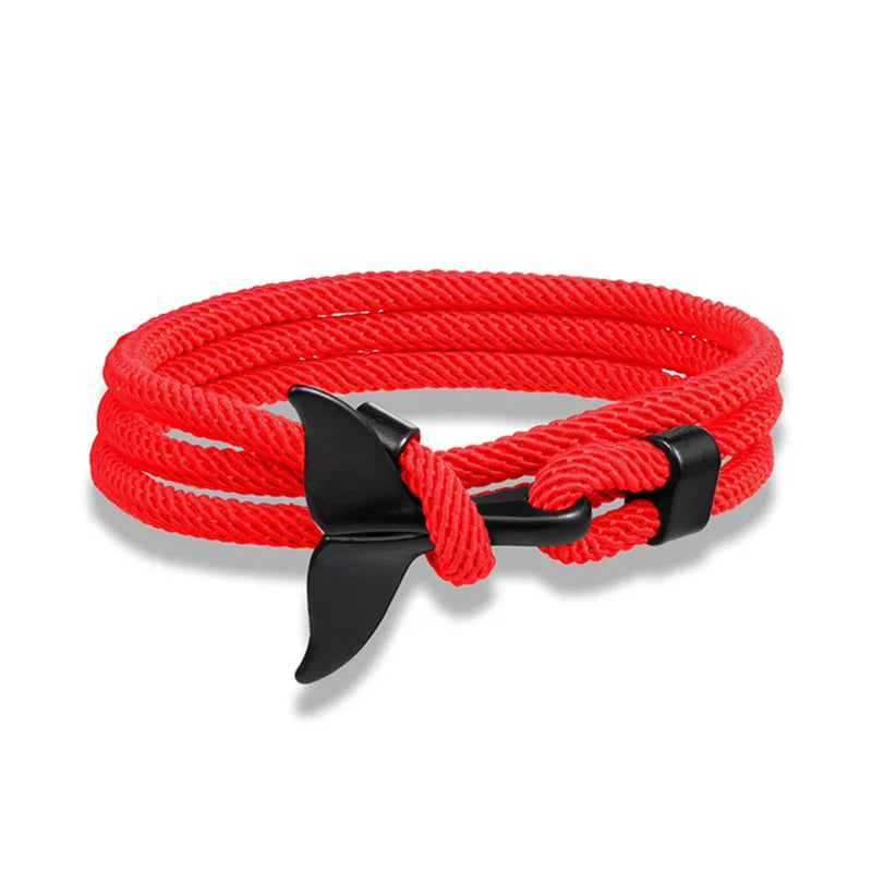 Nautical Whale Tail Bracelet
