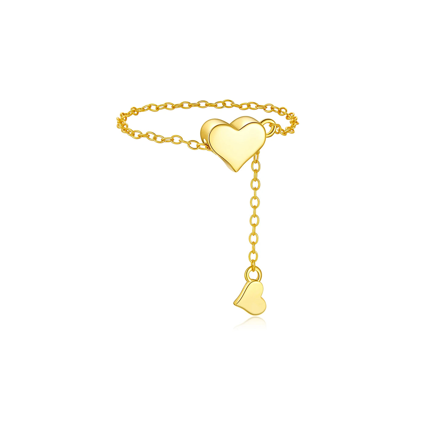 Adjustable Sterling Heart Necklace