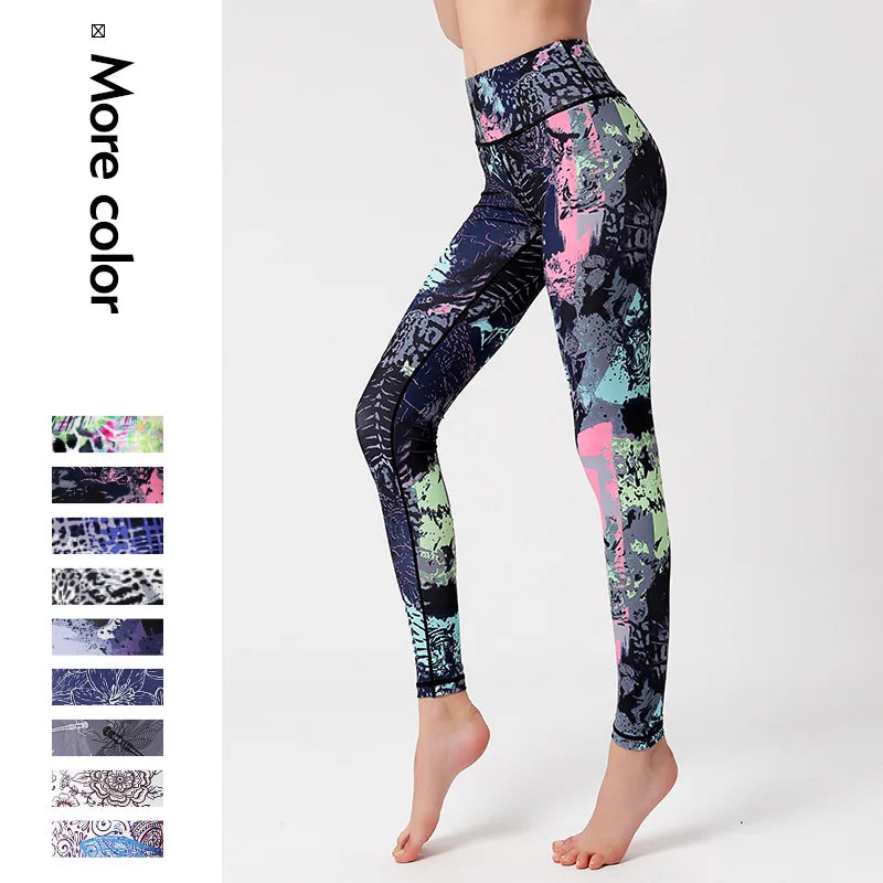 High-Waist Hip-Lift Yoga Leggings