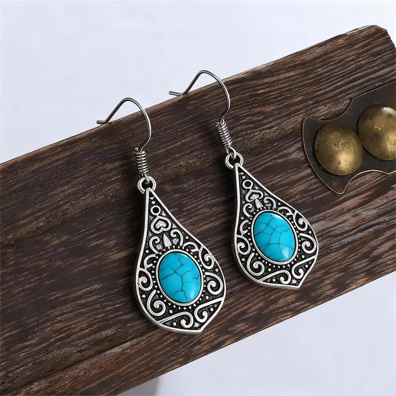 Bohemian Geometric Drop Earrings