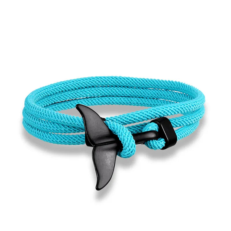 Nautical Whale Tail Bracelet