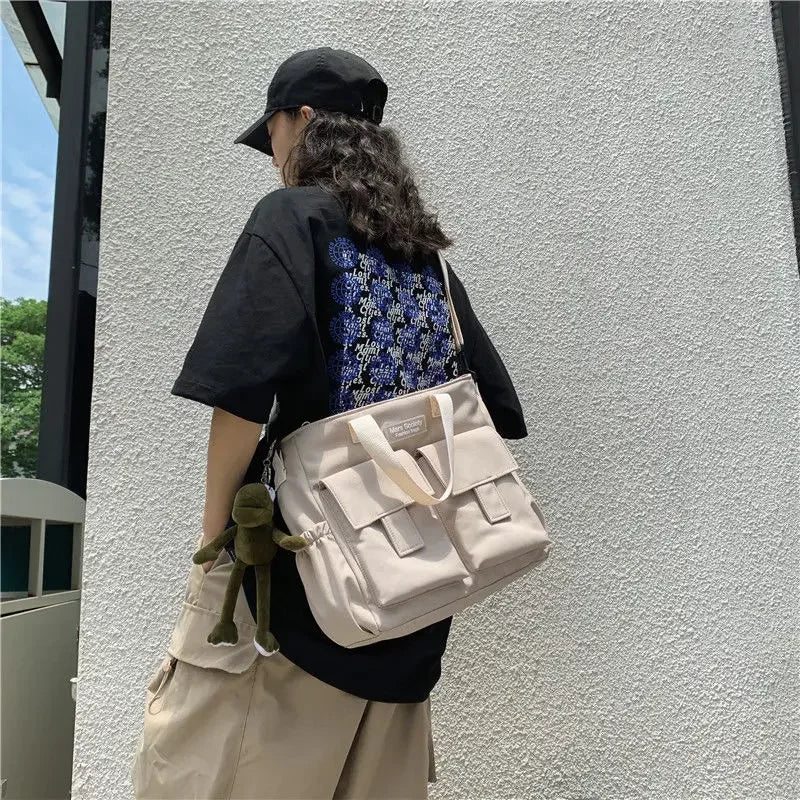 Waterproof Multi-Pocket Shoulder Bag