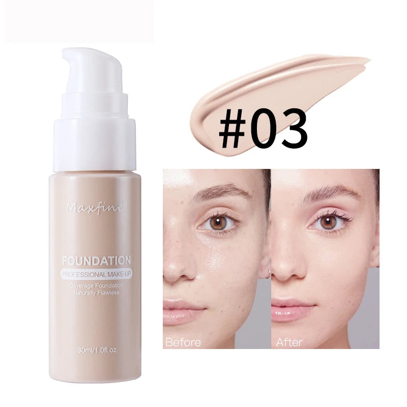 Sweat-Resistant Liquid Concealer Foundation