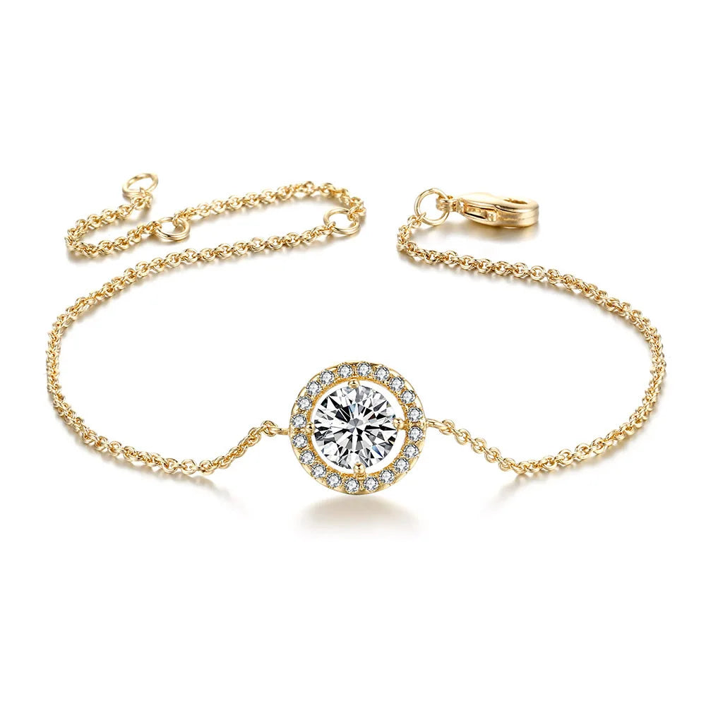 Rose Gold Zircon Bracelet