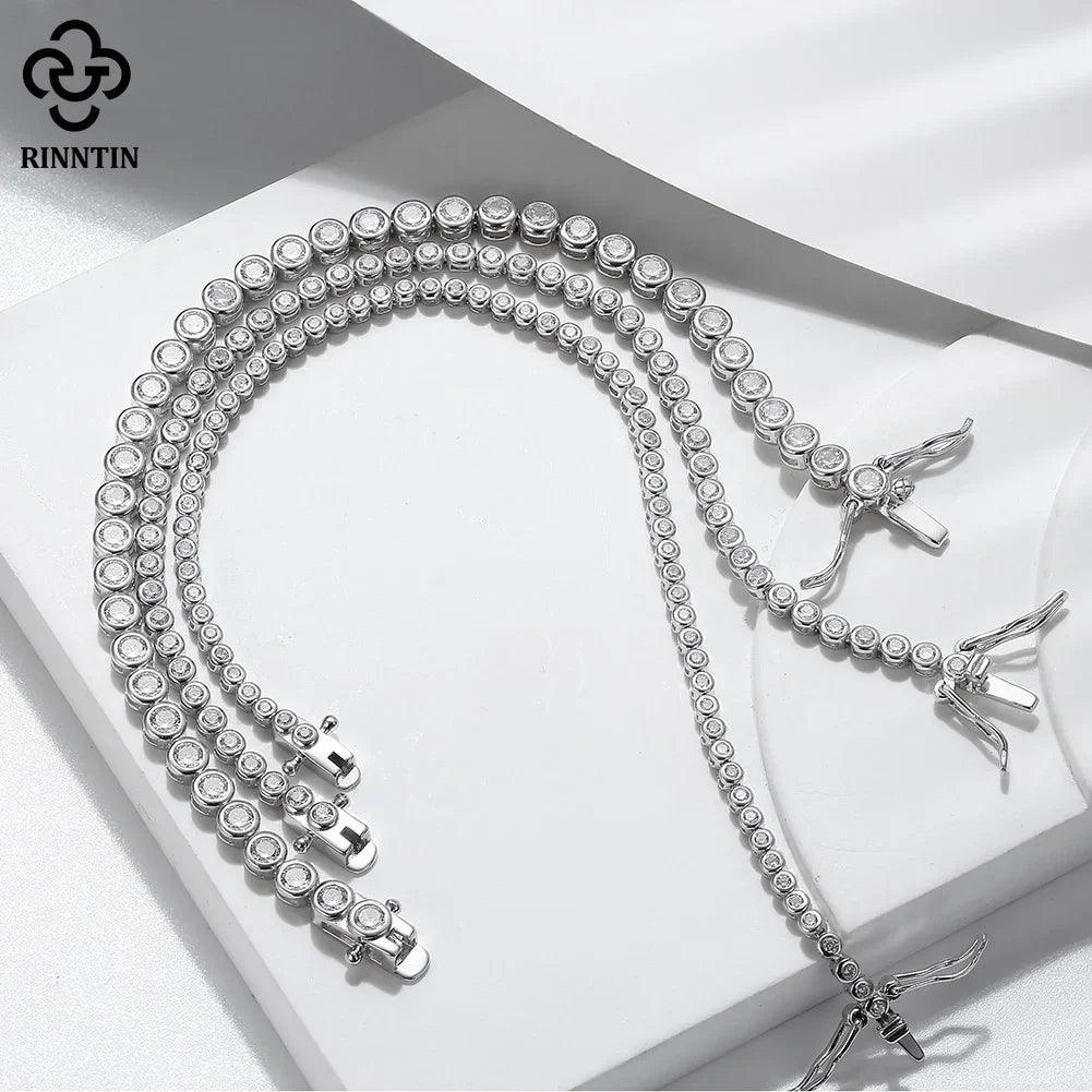 Sterling Silver Tennis Bracelet
