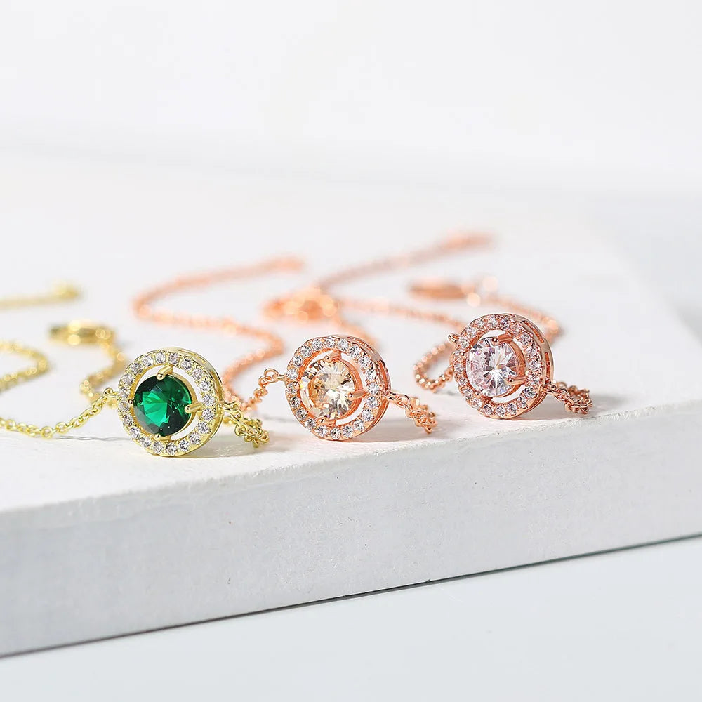 Rose Gold Zircon Bracelet