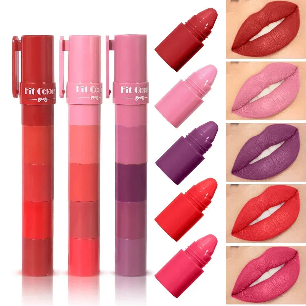 Multi-Color Matte Lipstick Kit