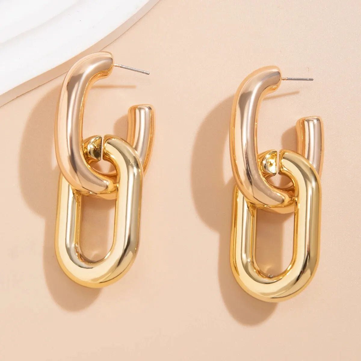 Vintage Geometric Hoop Earrings