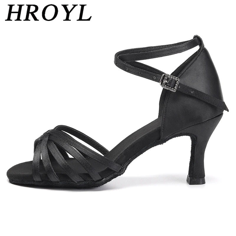 Hot Selling Women Professional Dancing Shoes Ballroom Dance Shoes Ladies Latin Dance Shoes Heeled 5CM/7CM