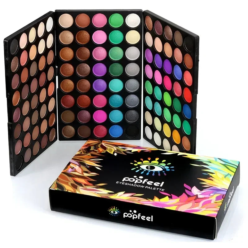 120-Color Glitter Eyeshadow Palette
