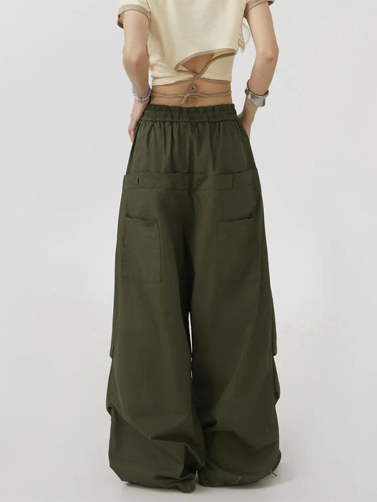 Y2K High-Waist Cargo Pants