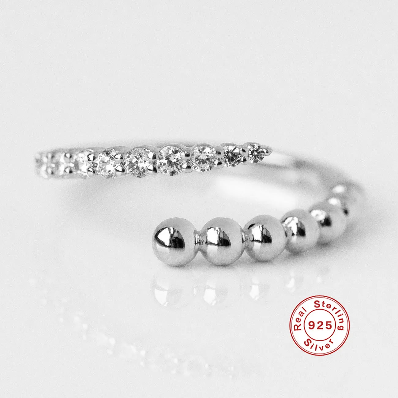 Sterling Silver Snake Ring