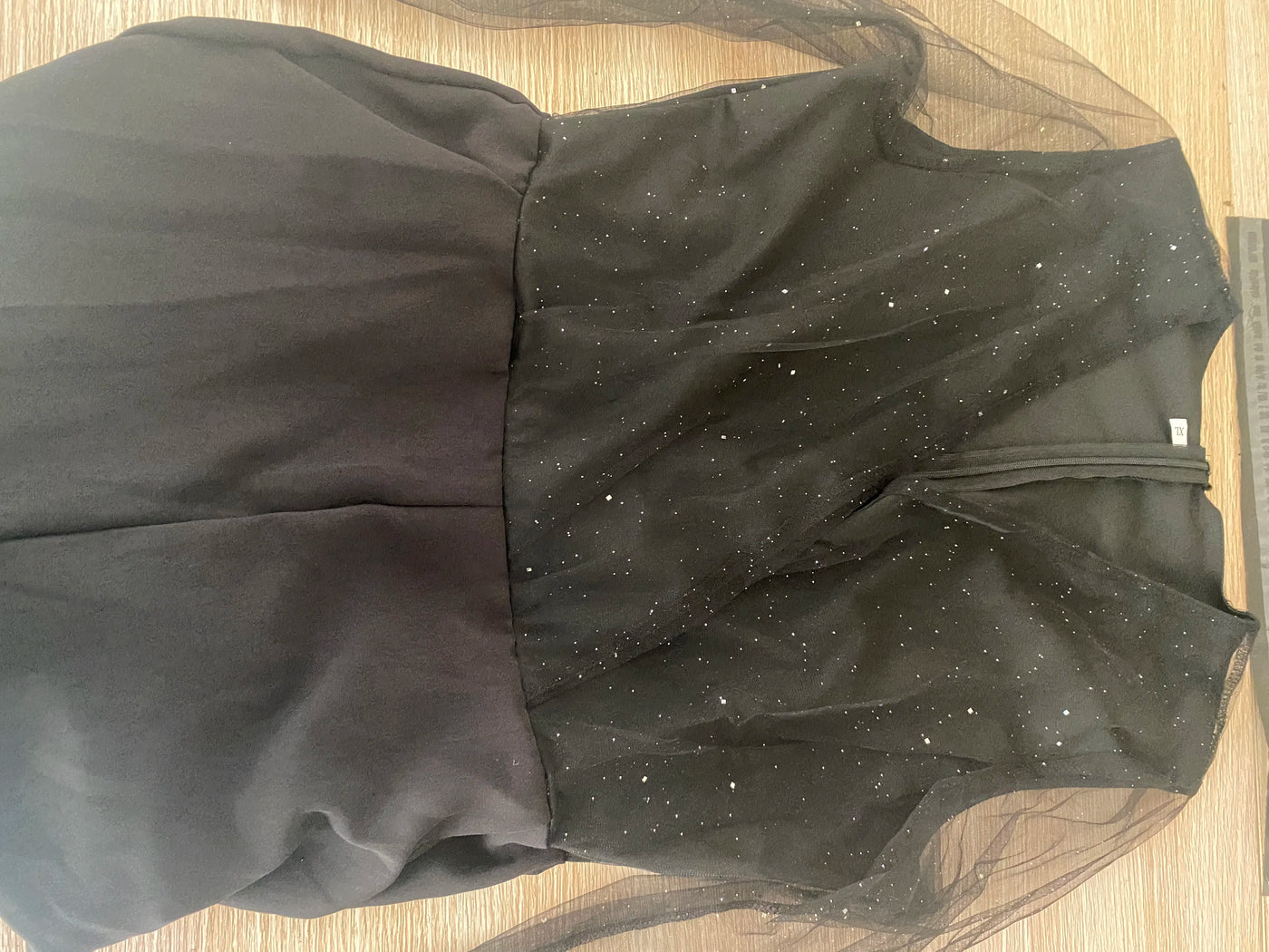 Long-Sleeve Mesh Sequin Jumpsuit